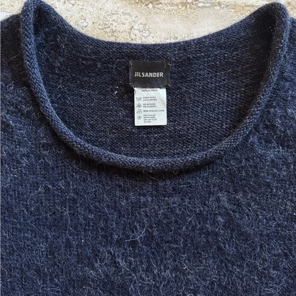 Jil Sander 100% Alpaca Crewneck Sweater - Picture 4 of 7
